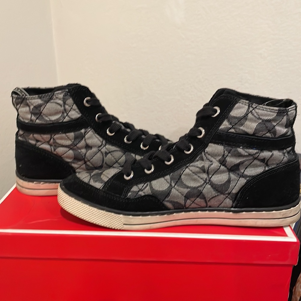 Denim Suede Coach shoes